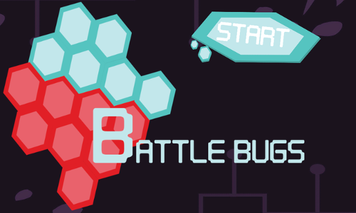 La schermata iniziale di battle bugs